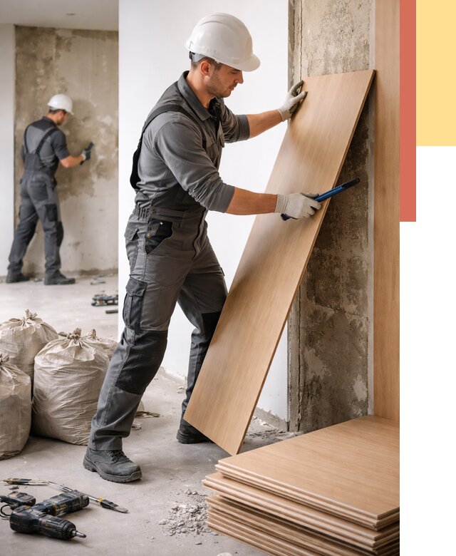 Демонтаж стеновых панелей в Шатуре от 3585 руб. за м² быстро и недорого | ОТДЕЛОЧНИК-Штр