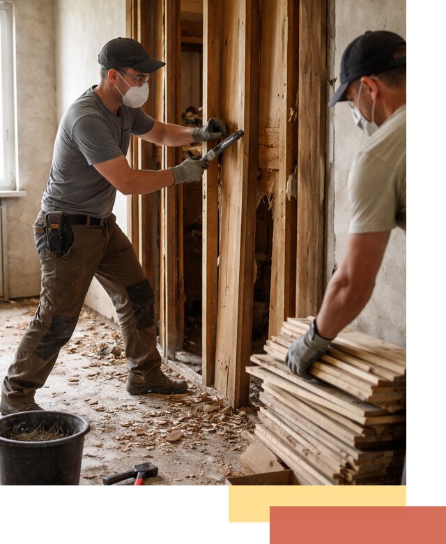 Демонтаж деревянных перегородок в Шатуре быстро и аккуратно