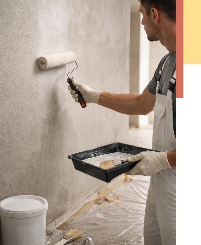 Грунтовка стен в Шатуре от 2254 руб. м2 — быстро, недорого, с материалом | ОТДЕЛОЧНИК-Штр