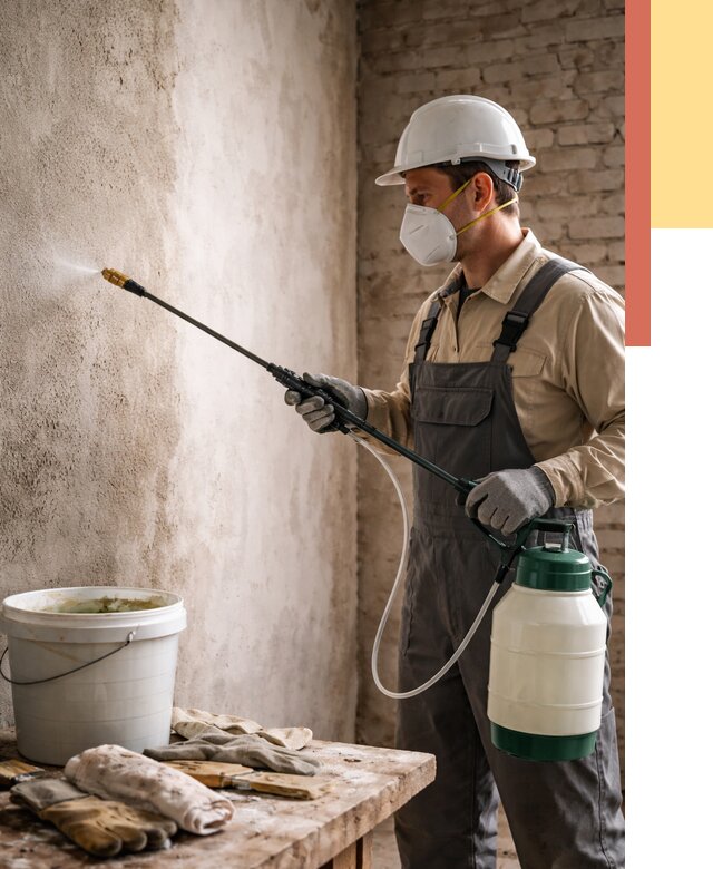 Антисептическая обработка стен в Шатуре от 1229 руб. — быстро и недорого | ОТДЕЛОЧНИК-Штр