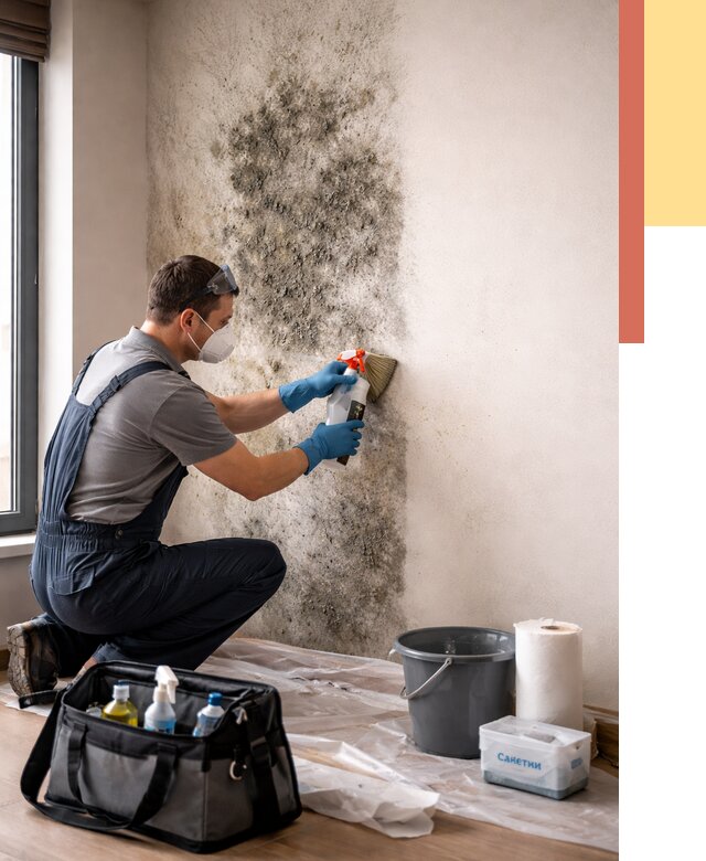 Удаление плесени со стен в Шатуре от 2202 руб. — быстро и недорого | ОТДЕЛОЧНИК-Штр