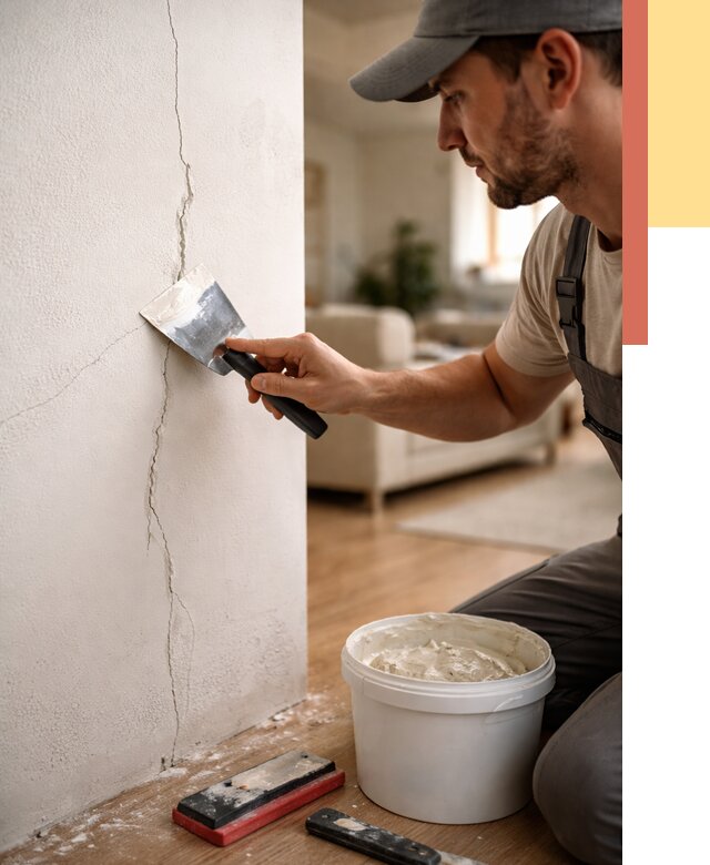 Заделка трещин и сколов в Шатуре от 2510 руб. — быстро и недорого | ОТДЕЛОЧНИК-Штр