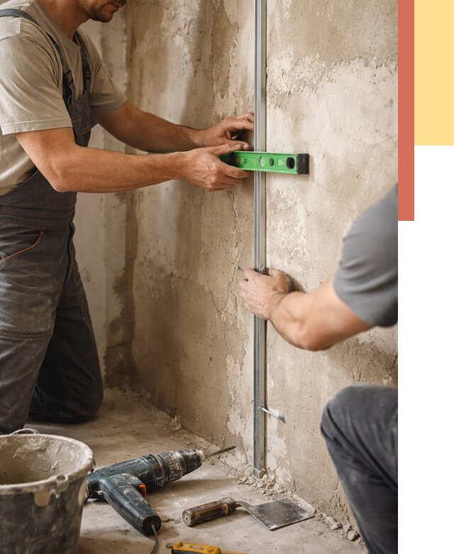 Установка штукатурных маяков в Шатуре от 7171 руб. — быстро и недорого | ОТДЕЛОЧНИК-Штр