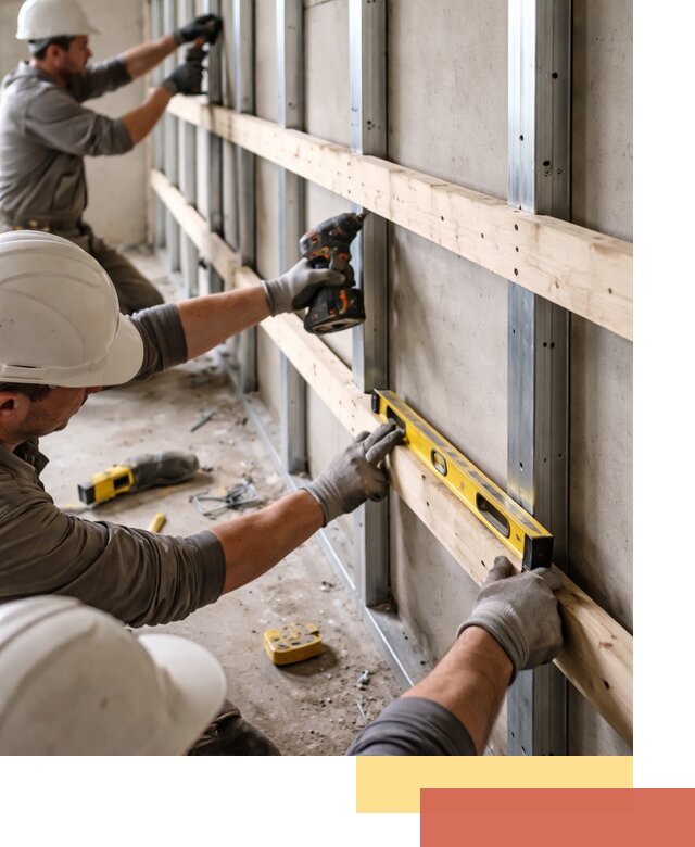 Устройство обрешетки под панели в Шатуре