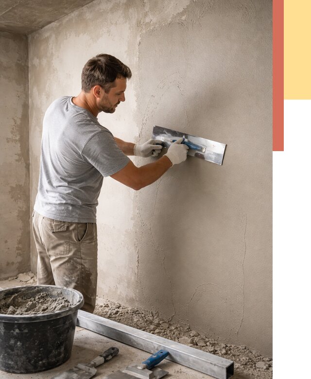 Штукатурка стен без маяков в Шатуре от 7376 руб/м2 — услуги и цена | ОТДЕЛОЧНИК-Штр