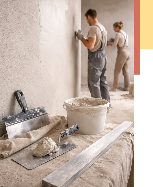 Штукатурка стен гипсовая в Шатуре от 4610 руб/м2 — быстро и недорого | ОТДЕЛОЧНИК-Штр