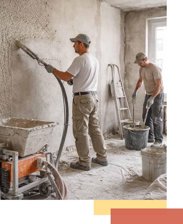 Машинная штукатурка стен в Шатуре — быстро и качественно