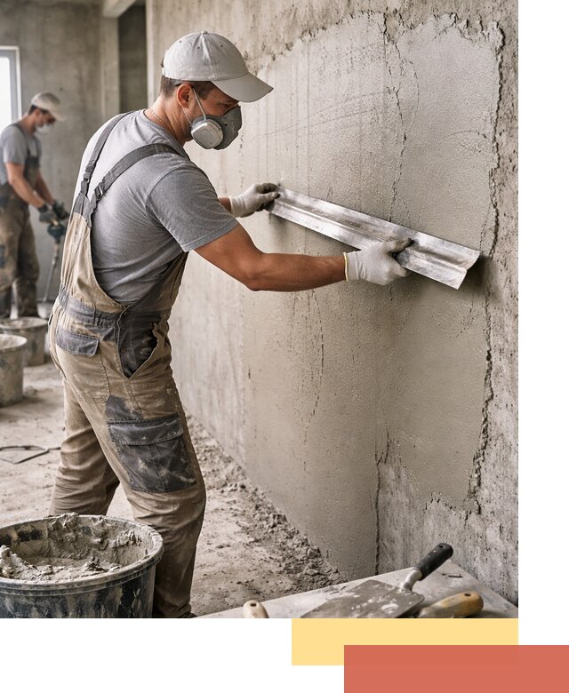 Штукатурка бетонных стен в Шатуре качественно и долговечно