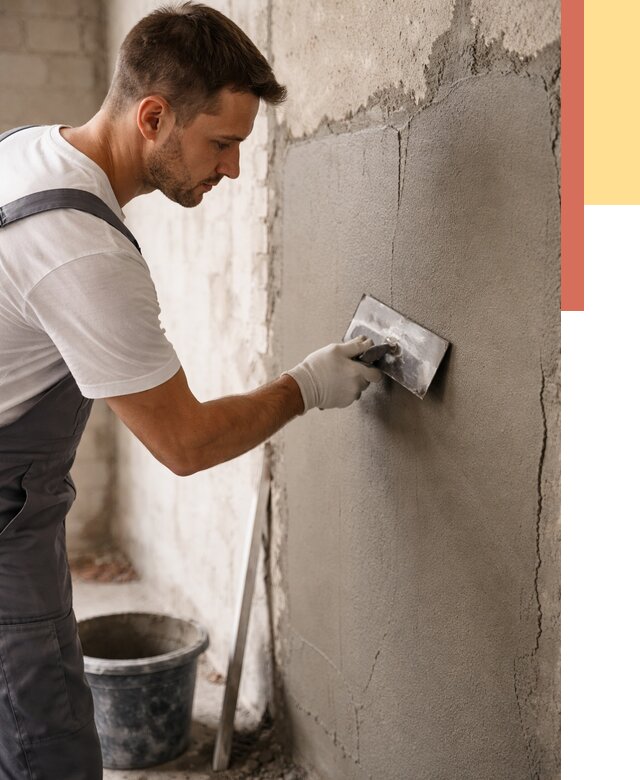 Штукатурка стен под плитку в Шатуре от 4302 руб./м2 — выравнивание под плитку | ОТДЕЛОЧНИК-Штр