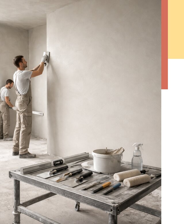 Штукатурка стен под покраску в Шатуре от 4610 руб./м² — качественно и недорого | ОТДЕЛОЧНИК-Штр