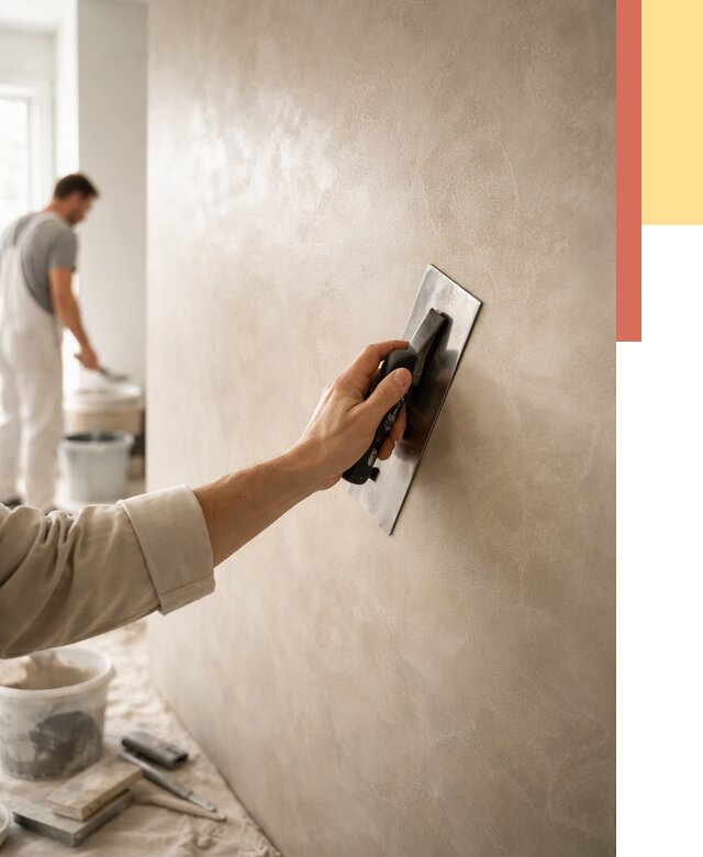 Венецианская штукатурка в Шатуре от 3585 руб/м² — нанесение стен под ключ | ОТДЕЛОЧНИК-Штр