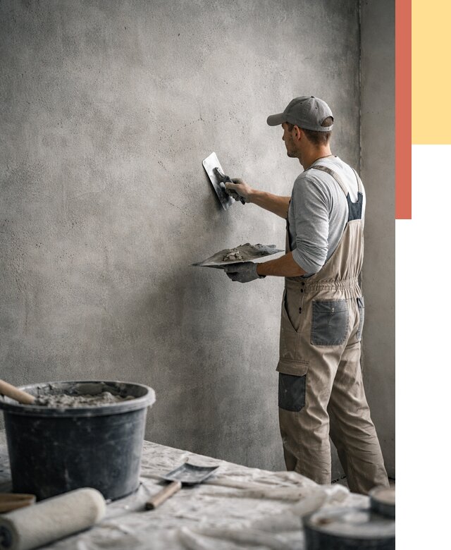 Декоративная штукатурка под бетон в Шатуре от 2561 руб./м² — нанесение под ключ | ОТДЕЛОЧНИК-Штр