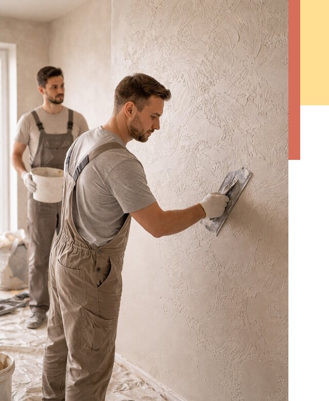 Фактурная штукатурка стен в Шатуре от 4302 руб./м² — заказать под ключ | ОТДЕЛОЧНИК-Штр