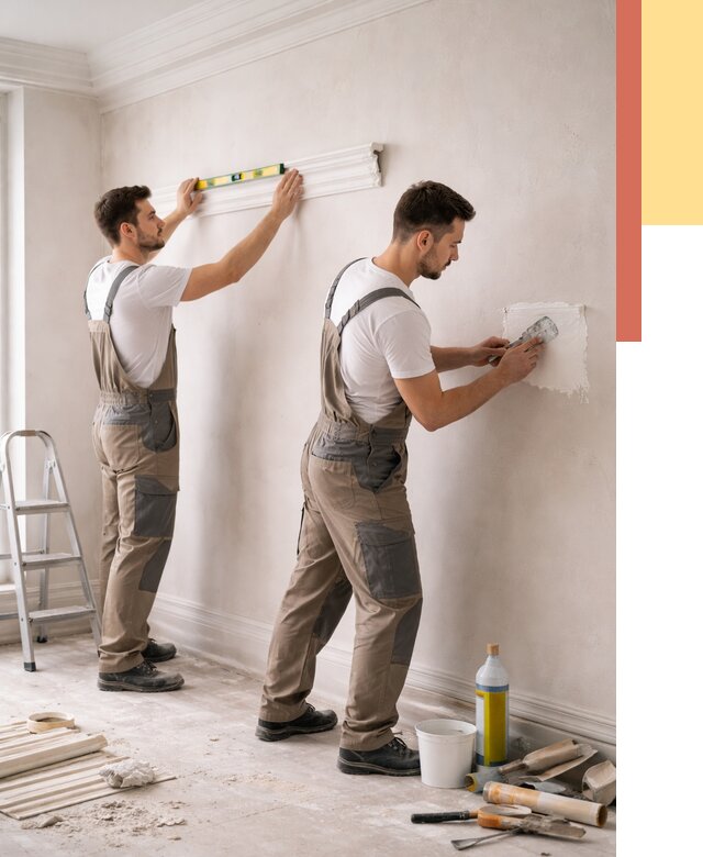 Монтаж лепнины на стены в Шатуре от 4610 руб. — недорого, быстро | ОТДЕЛОЧНИК-Штр