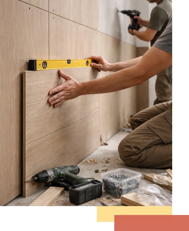 Профессиональный монтаж МДФ панелей на стены в Шатуре