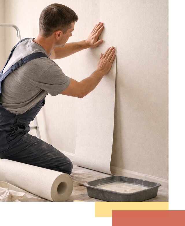 Поклейка флизелиновых обоев в Шатуре качественно и быстро