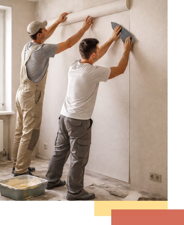 Поклейка виниловых обоев в Шатуре профессионально и качественно