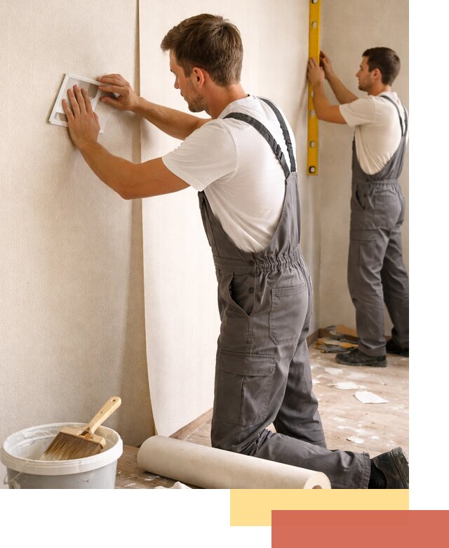 Поклейка бумажных обоев в Шатуре качественно и недорого