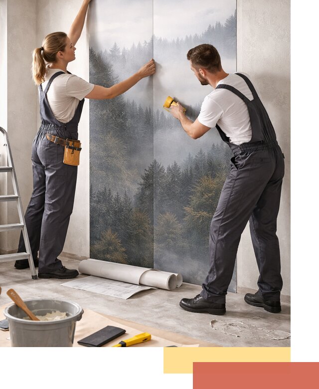 Поклейка фотообоев профессионально в Шатуре под ключ