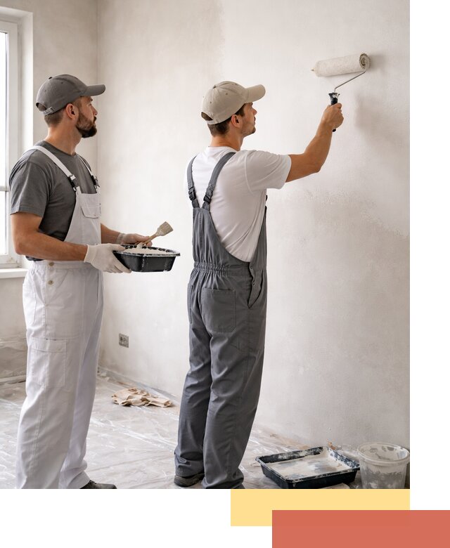 Покраска стен водоэмульсионной краской в Шатуре