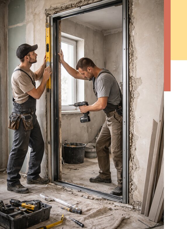 Закладка дверного проема в Шатуре от 3585 руб. — быстро и недорого | ОТДЕЛОЧНИК-Штр