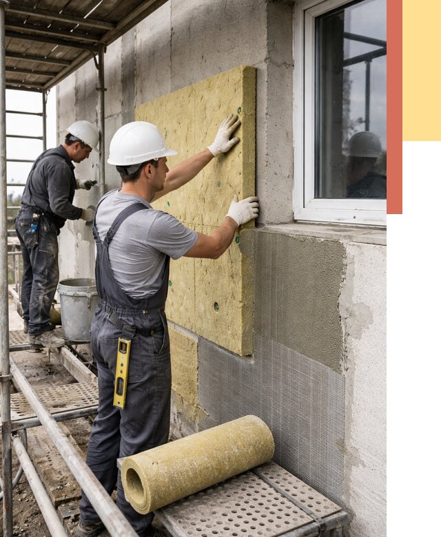 Утепление стен в Шатуре от 4405 руб. под ключ — быстро и недорого | ОТДЕЛОЧНИК-Штр