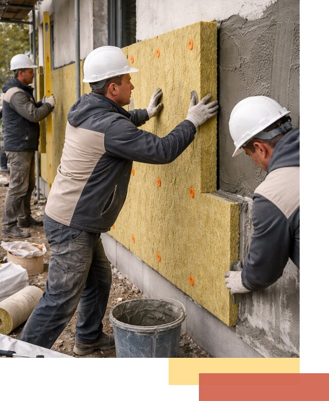 Утепление стен минватой в Шатуре — тепло и звукоизоляция