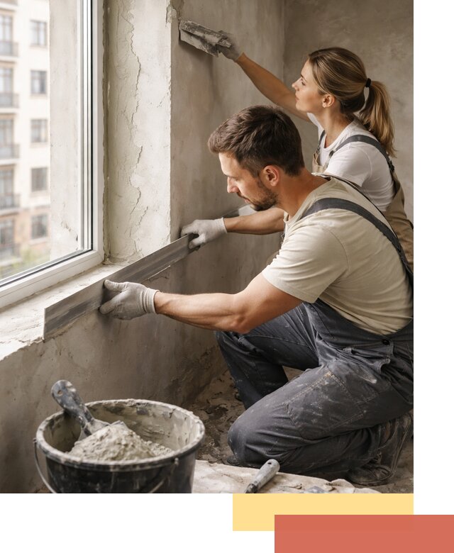 Штукатурка откосов дверей и окон профессионально в Шатуре