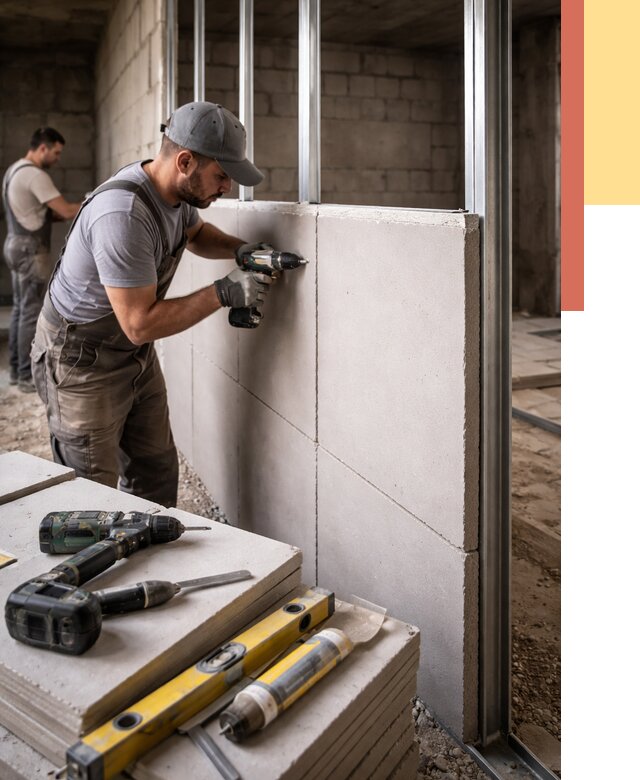 Кладка влагостойких перегородок ПГП в Шатуре от 1229 руб. под ключ | ОТДЕЛОЧНИК-Штр