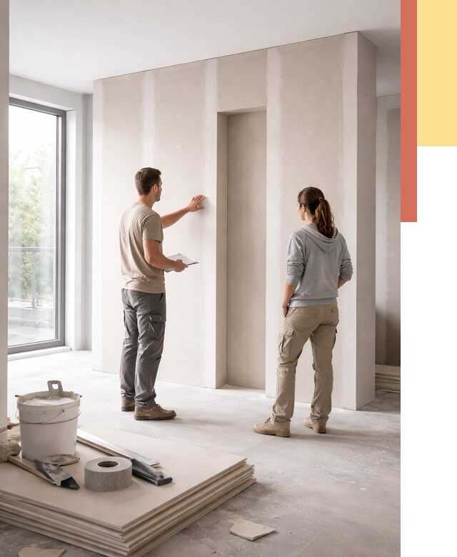 Зонирующая перегородка из гипсокартона в Шатуре от 2868 руб. под ключ | ОТДЕЛОЧНИК-Штр