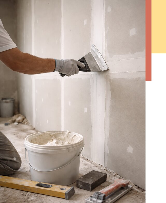 Шпаклевка перегородок из гипсокартона в Шатуре от 2561 руб. — услуги ОТДЕЛОЧНИК-Штр