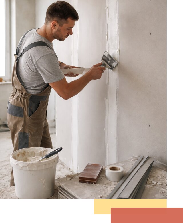 Шпаклевка перегородок из гипсокартона в Шатуре качественно и быстро