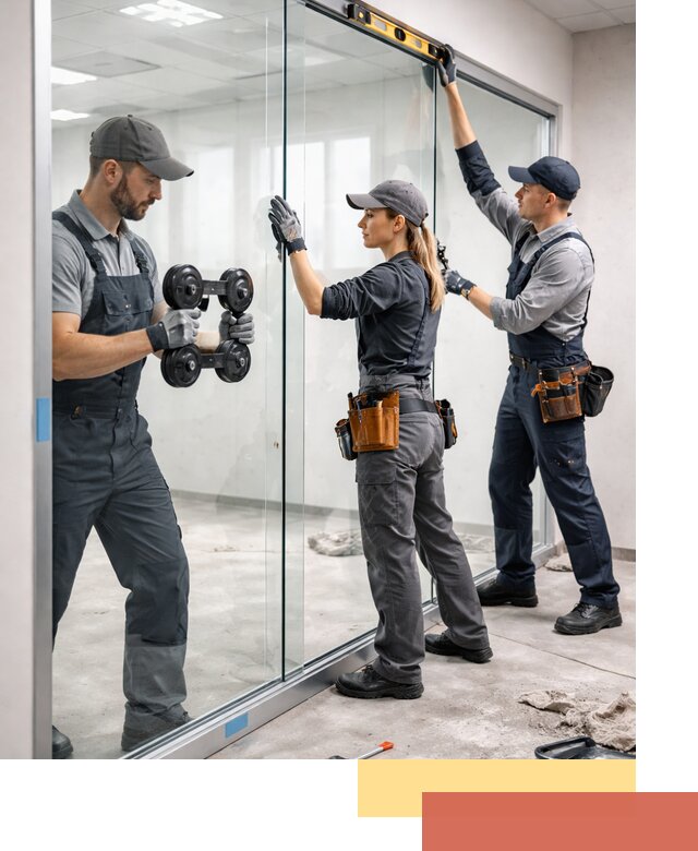 Профессиональный монтаж стеклянных перегородок в Шатуре