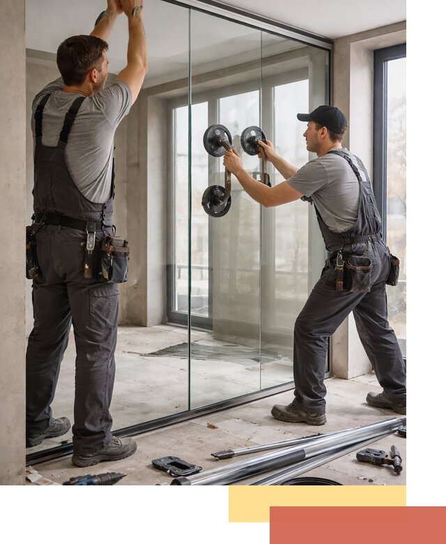 Цельностеклянные перегородки под ключ в Шатуре