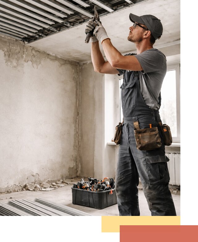 Демонтаж реечного потолка в Шатуре быстро и аккуратно