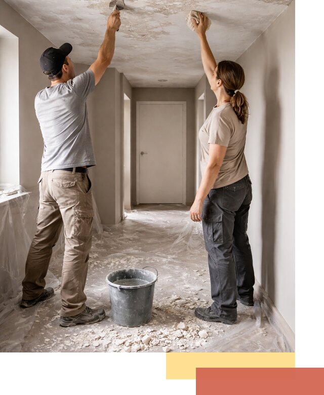 Удаление побелки с потолка в Шатуре — быстро и аккуратно