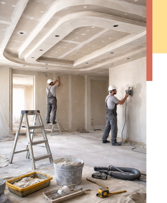 Многоуровневый потолок из гипсокартона в Шатуре от 768 руб. под ключ | ОТДЕЛОЧНИК-Штр