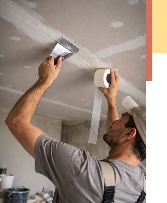 Обработка швов потолка ГКЛ в Шатуре от 7683 руб. под ключ | ОТДЕЛОЧНИК-Штр