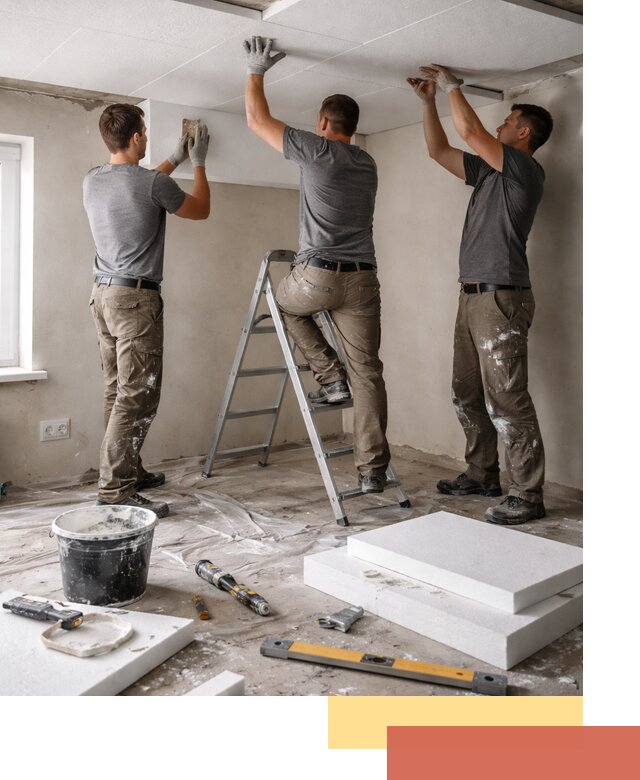 Утепление потолка пенопластом в Шатуре быстро и качественно