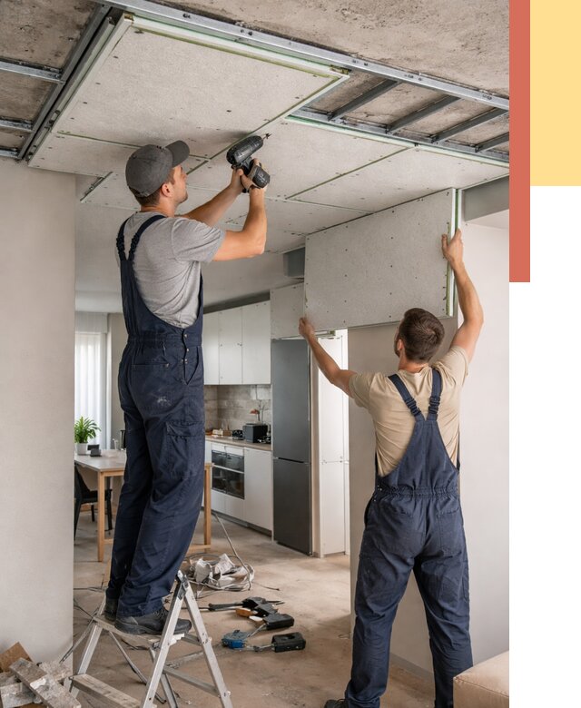 Шумоизоляция потолка панелями зипс в Шатуре от 1895 руб. под ключ | ОТДЕЛОЧНИК-Штр